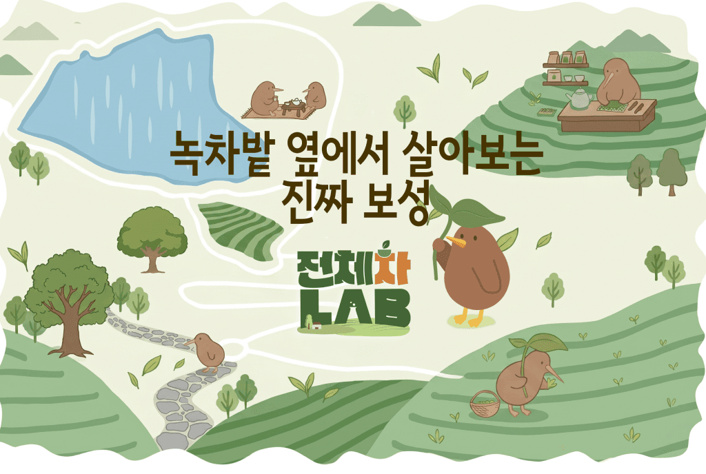 녹차밭 옆에서 살아보는 진짜 보성