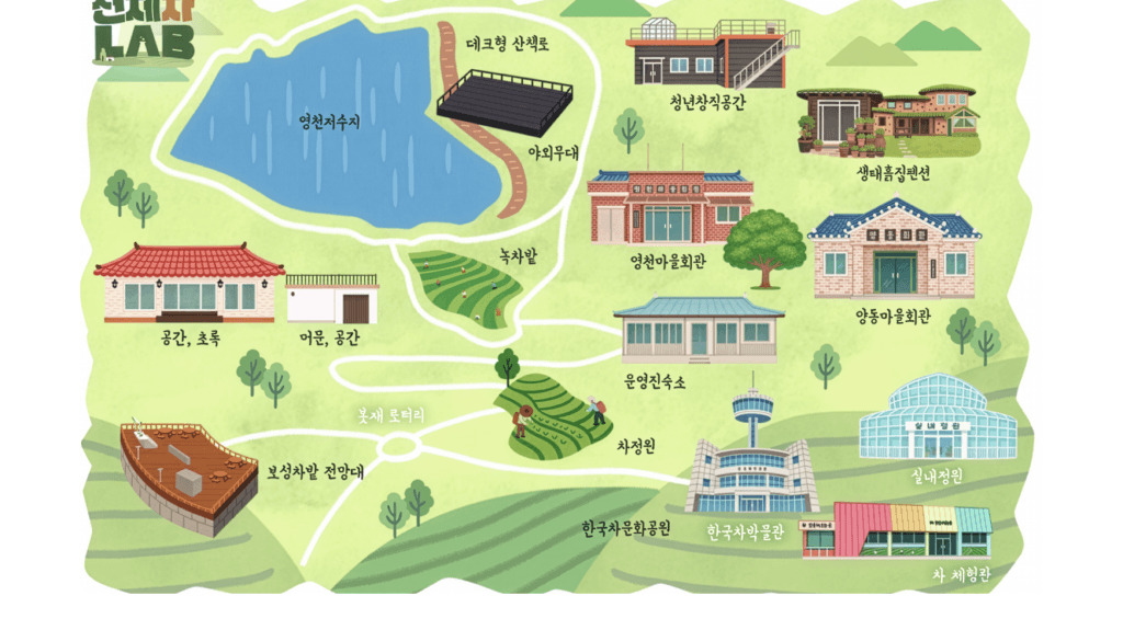전체차LAB 보성 지도